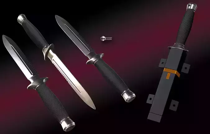 Deadpool Baby knife leg knife