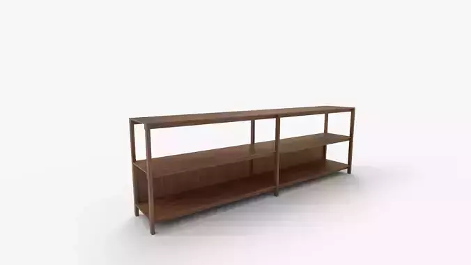 Blu Dot Open Plan Long and Low Bookcase