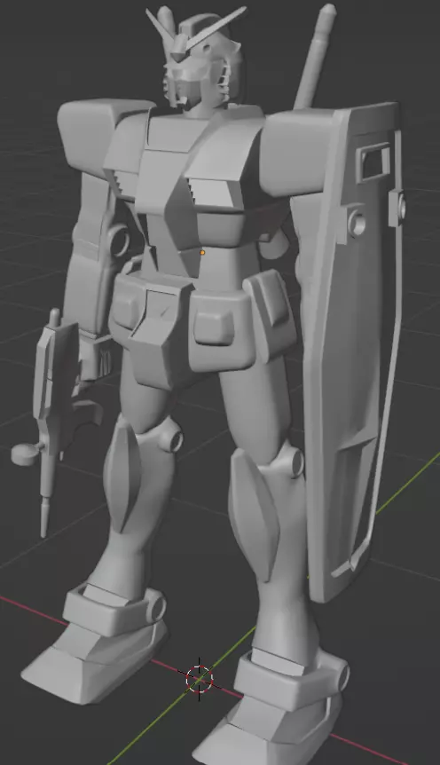 Mobile Suit Gundam 3D print model_1