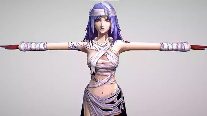 Shanoa - Mummy Skin - Castlevania - Grimore Of The Souls