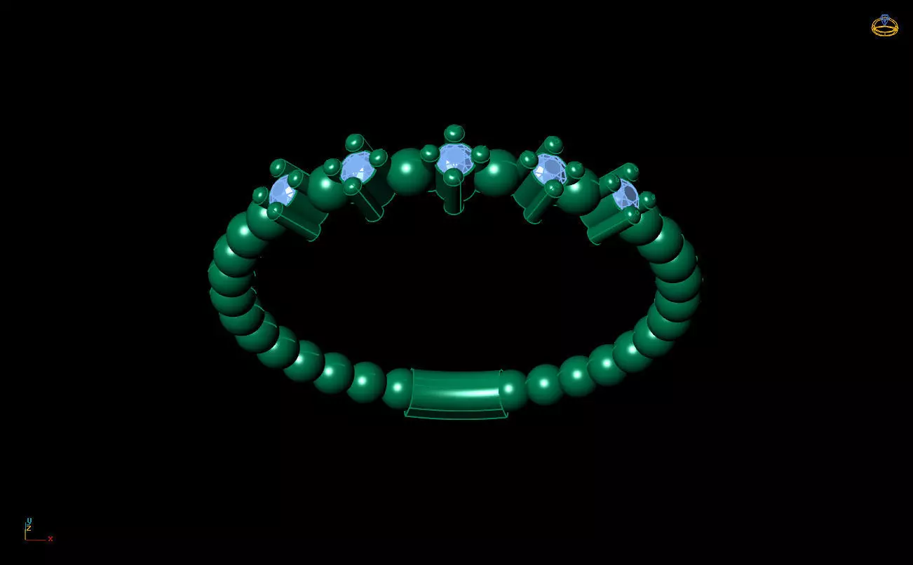 Ultra Light Ring 051 3D print model_7