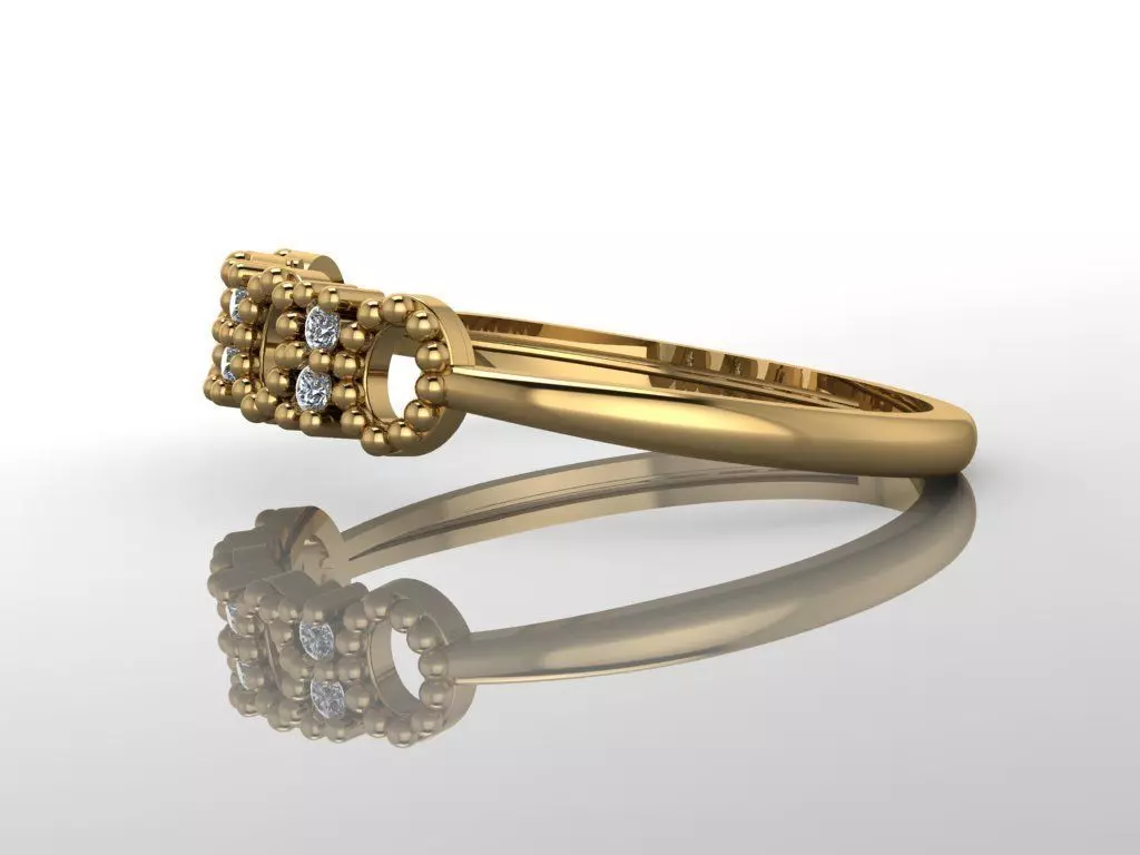 Ultra Light Ring 052 3D print model_4