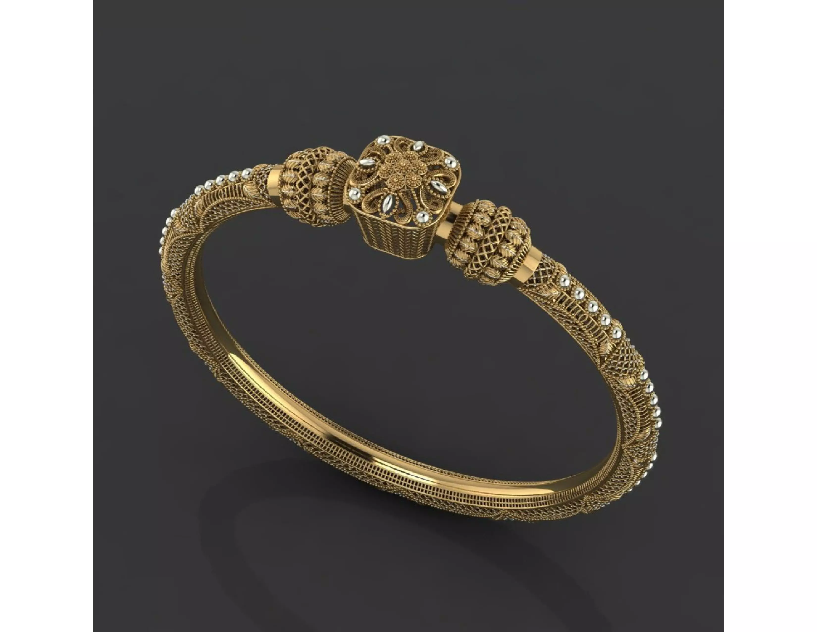 fusion bangles moo karra indian  6 3D print model_0