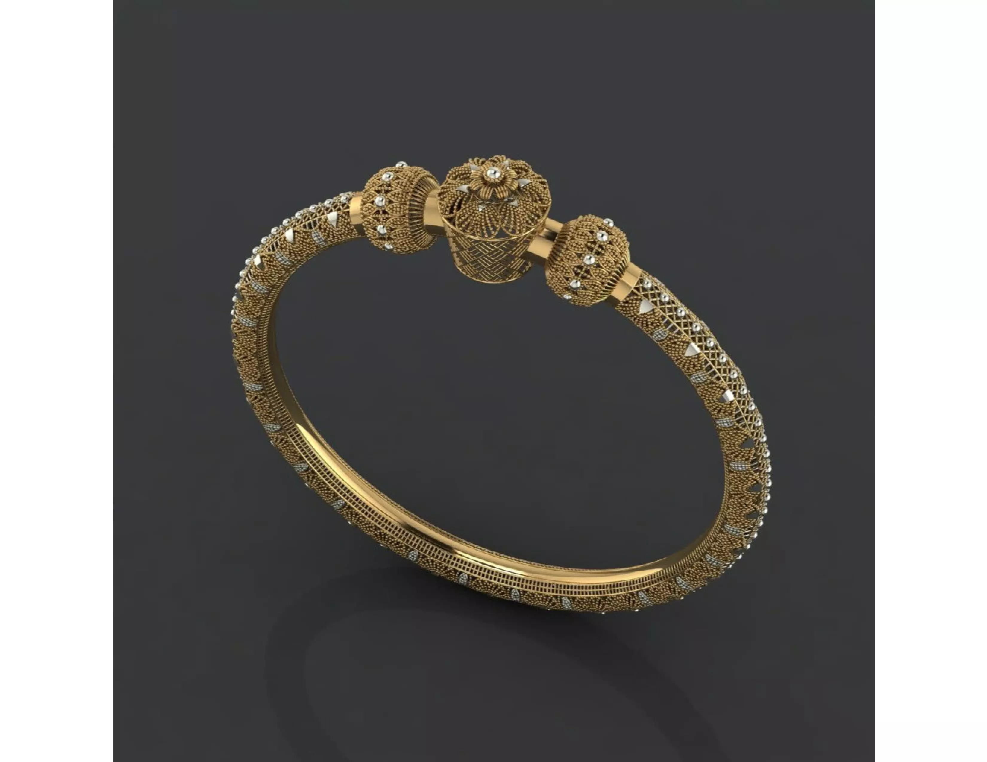 fusion bangles moo karra indian  5 3D print model_0