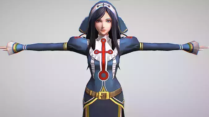 Shanoa - Blue Chesed Skin - Castlevania - All 8 Skins Included