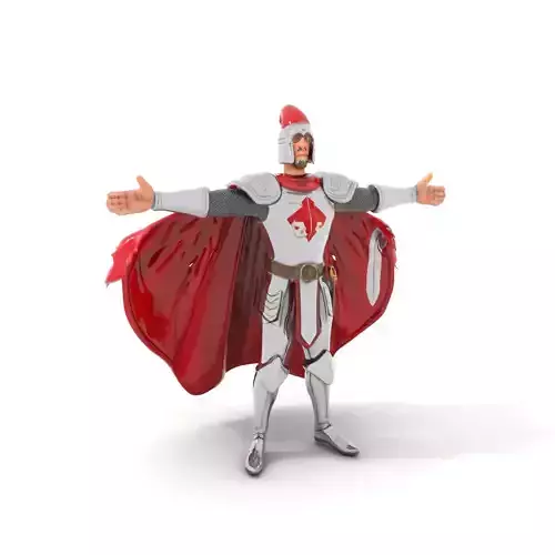 Regal Knight Armor model pack Low-poly 3D model