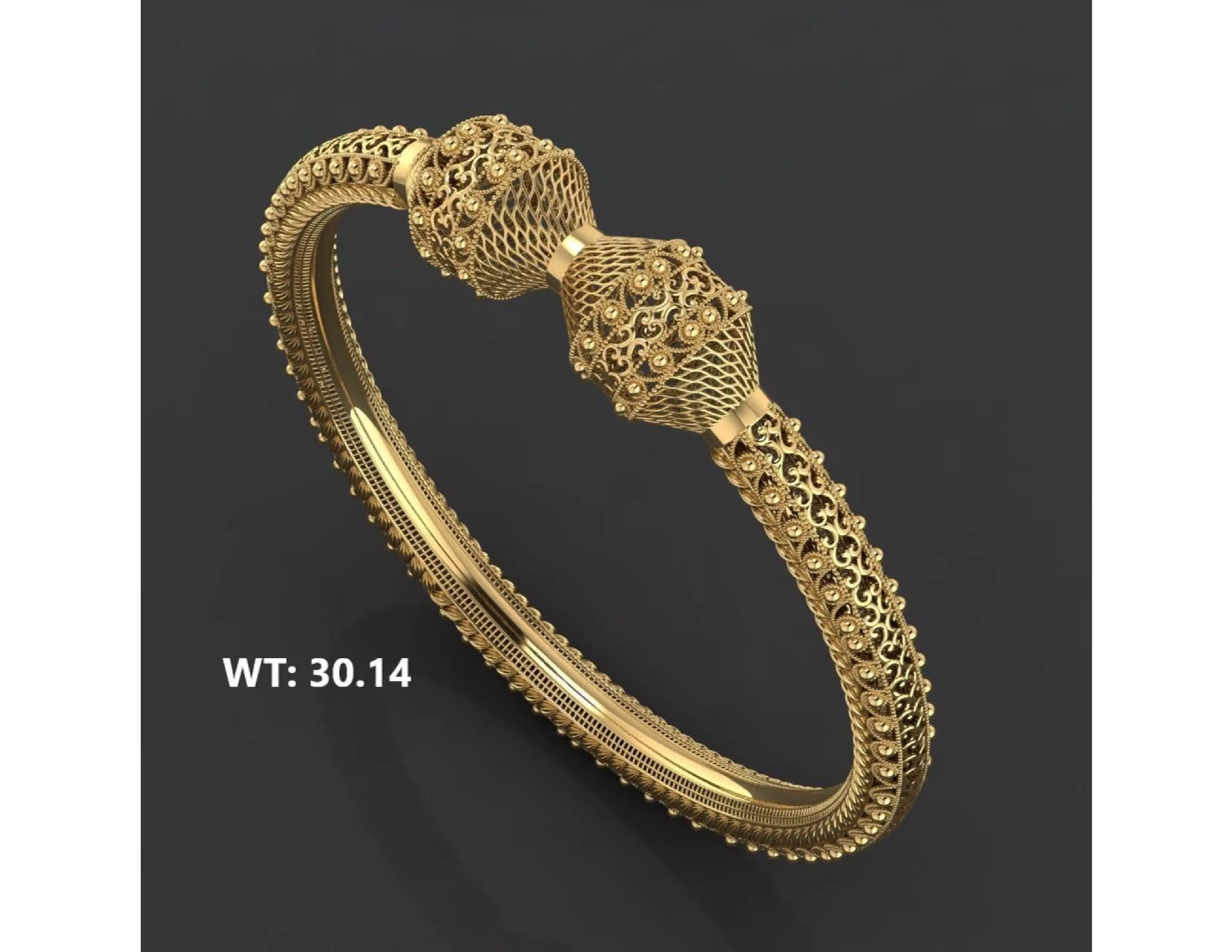 fusion bangles moo karra indian  20 3D print model_0
