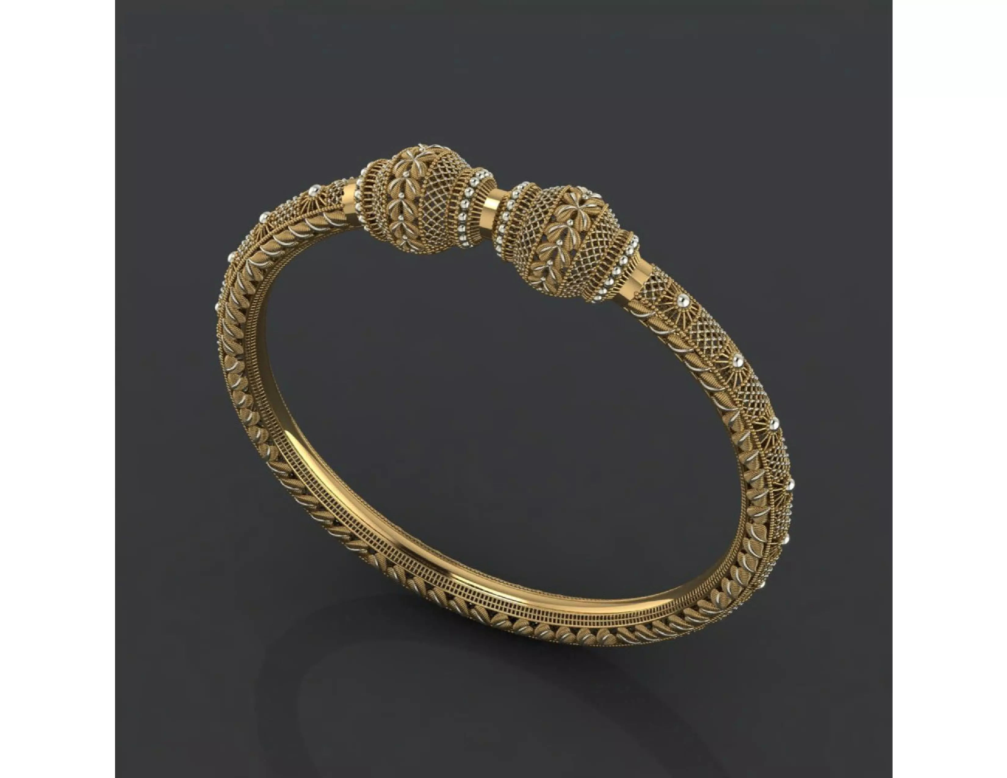 fusion bangles moo karra indian 2 3D print model