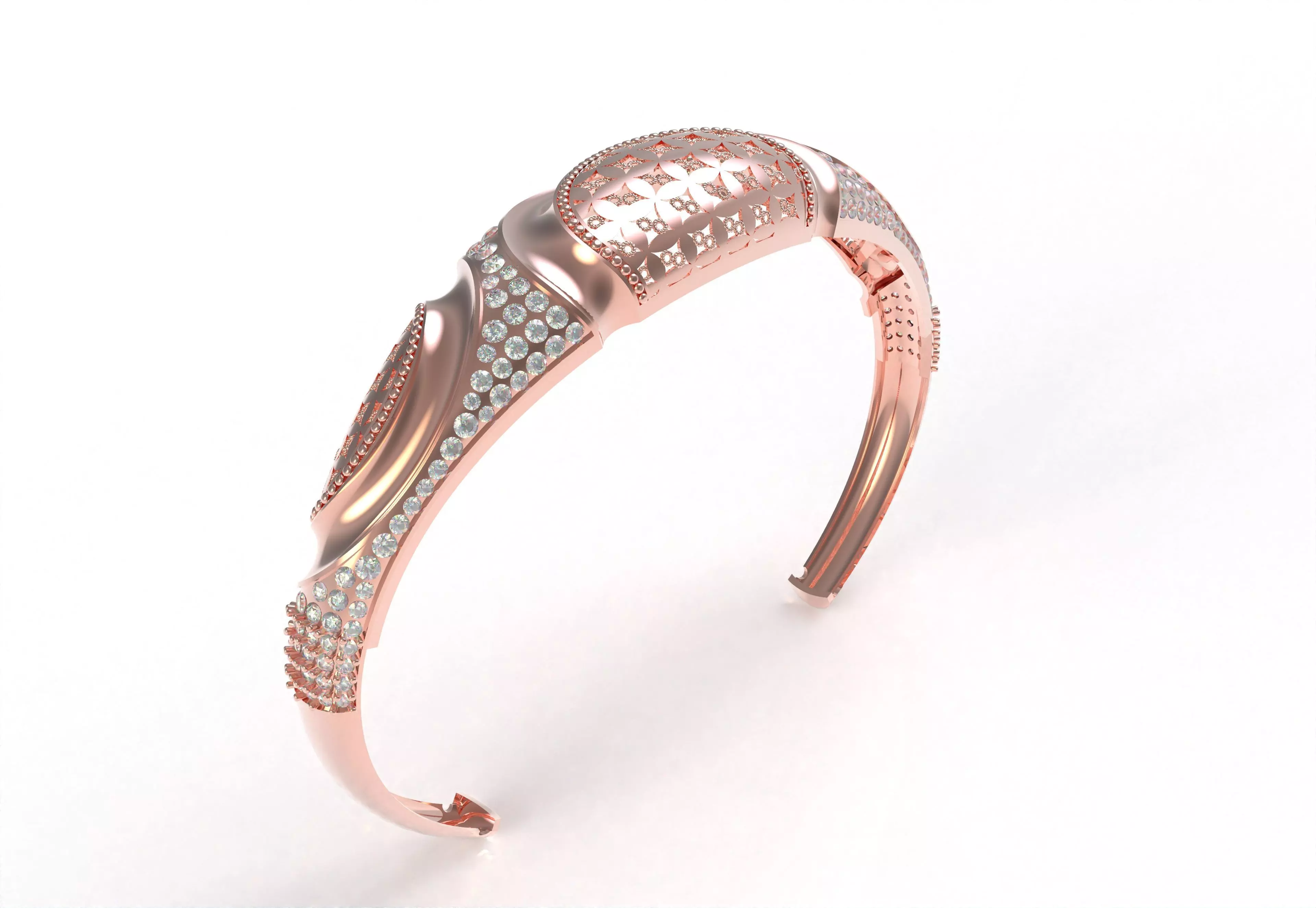 Art Deco Bracelet 47 3D print model_19