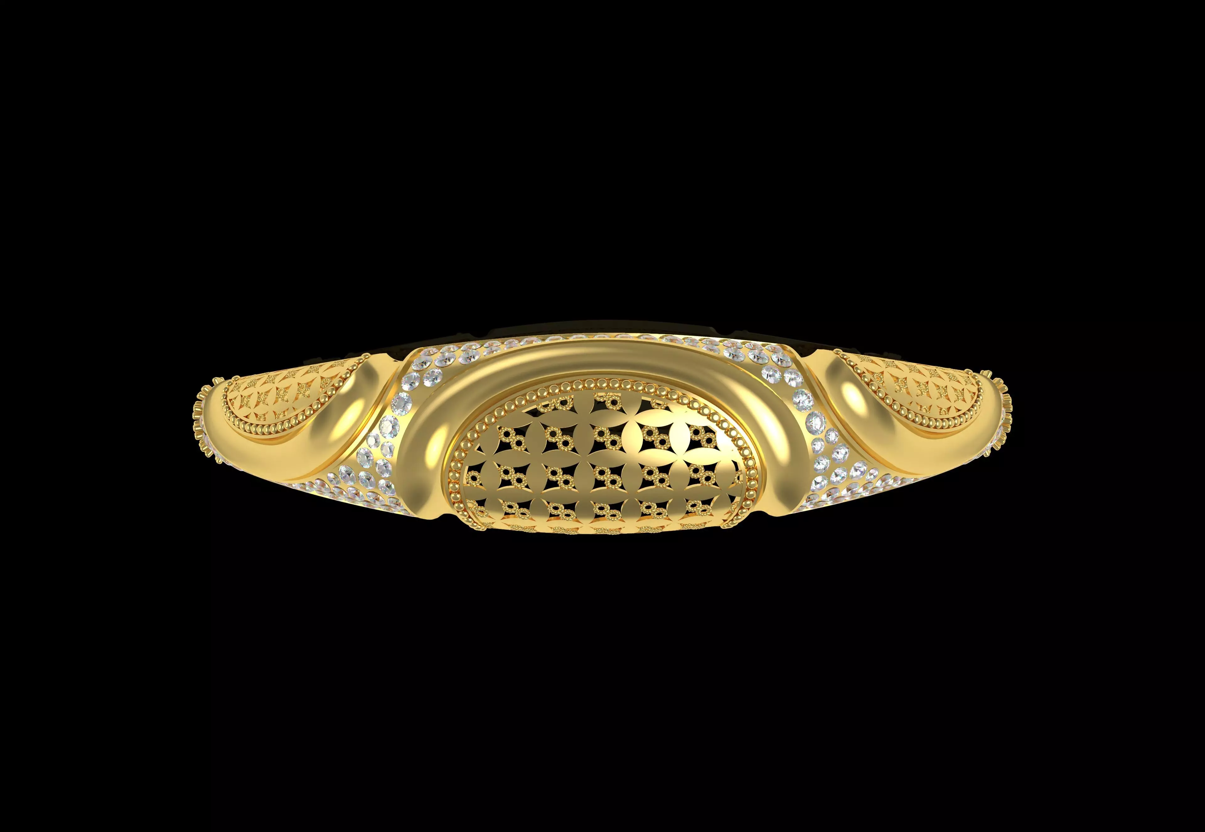 Art Deco Bracelet 47 3D print model_27