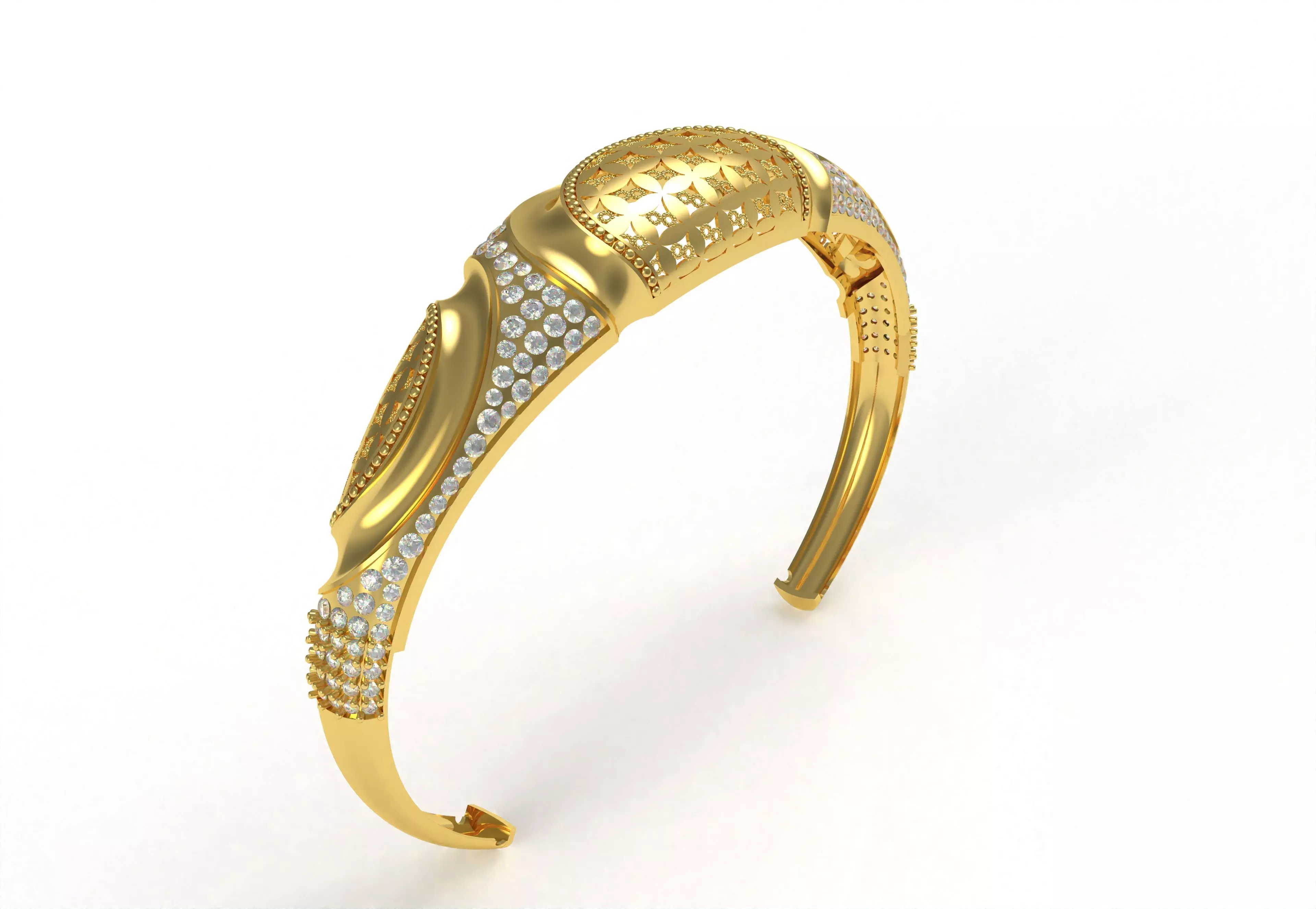 Art Deco Bracelet 47 3D print model_0