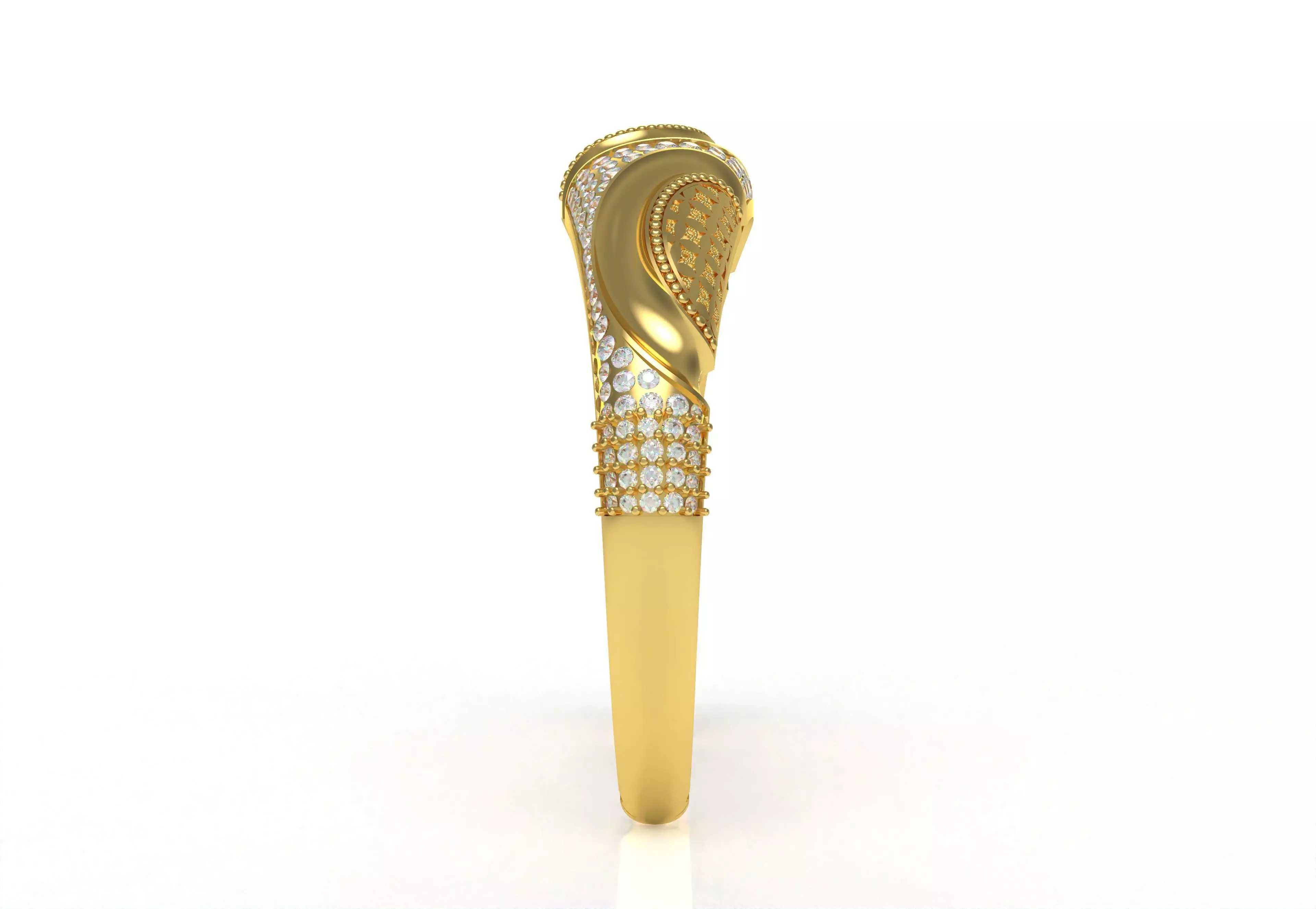 Art Deco Bracelet 47 3D print model_4