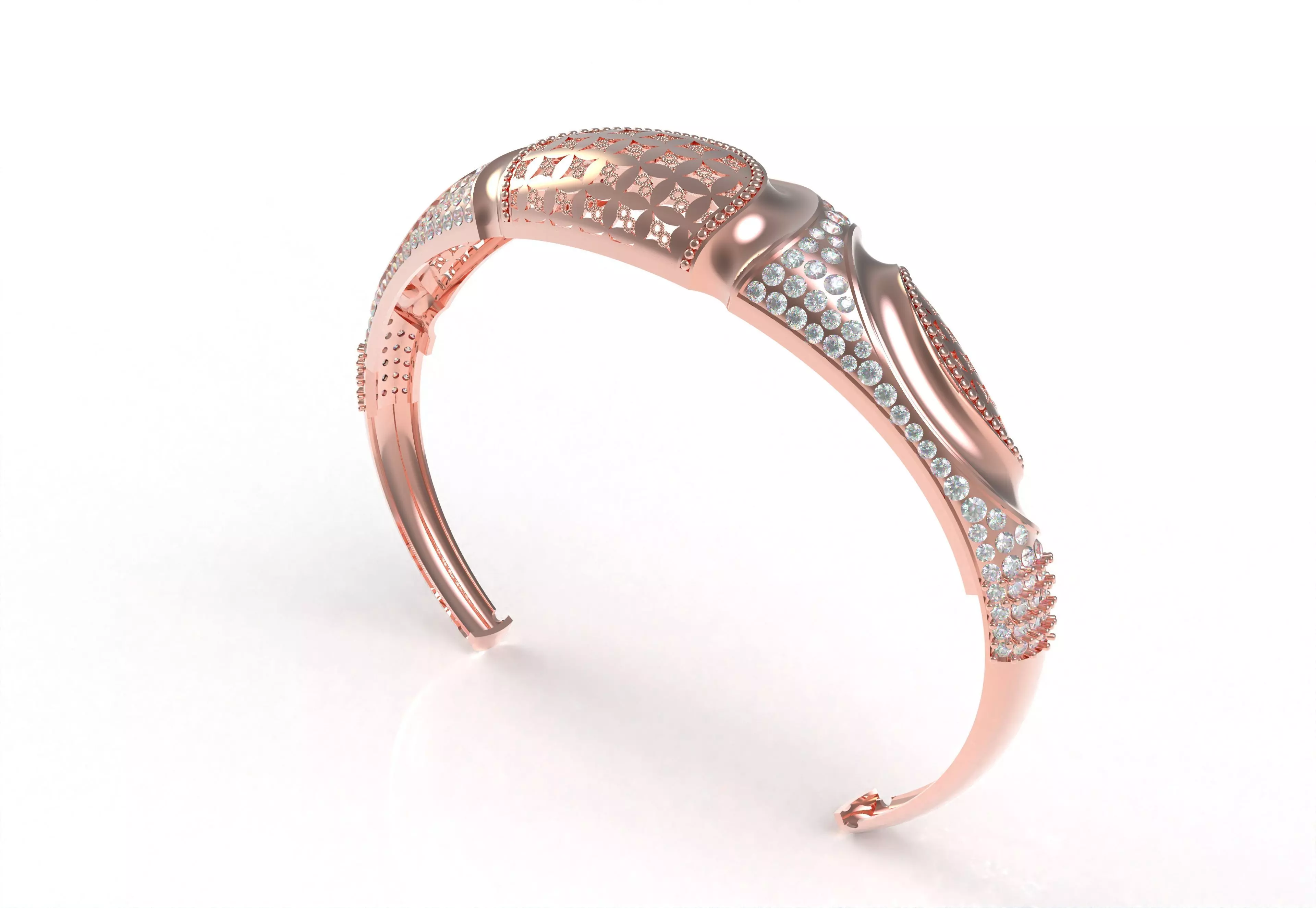 Art Deco Bracelet 47 3D print model_20