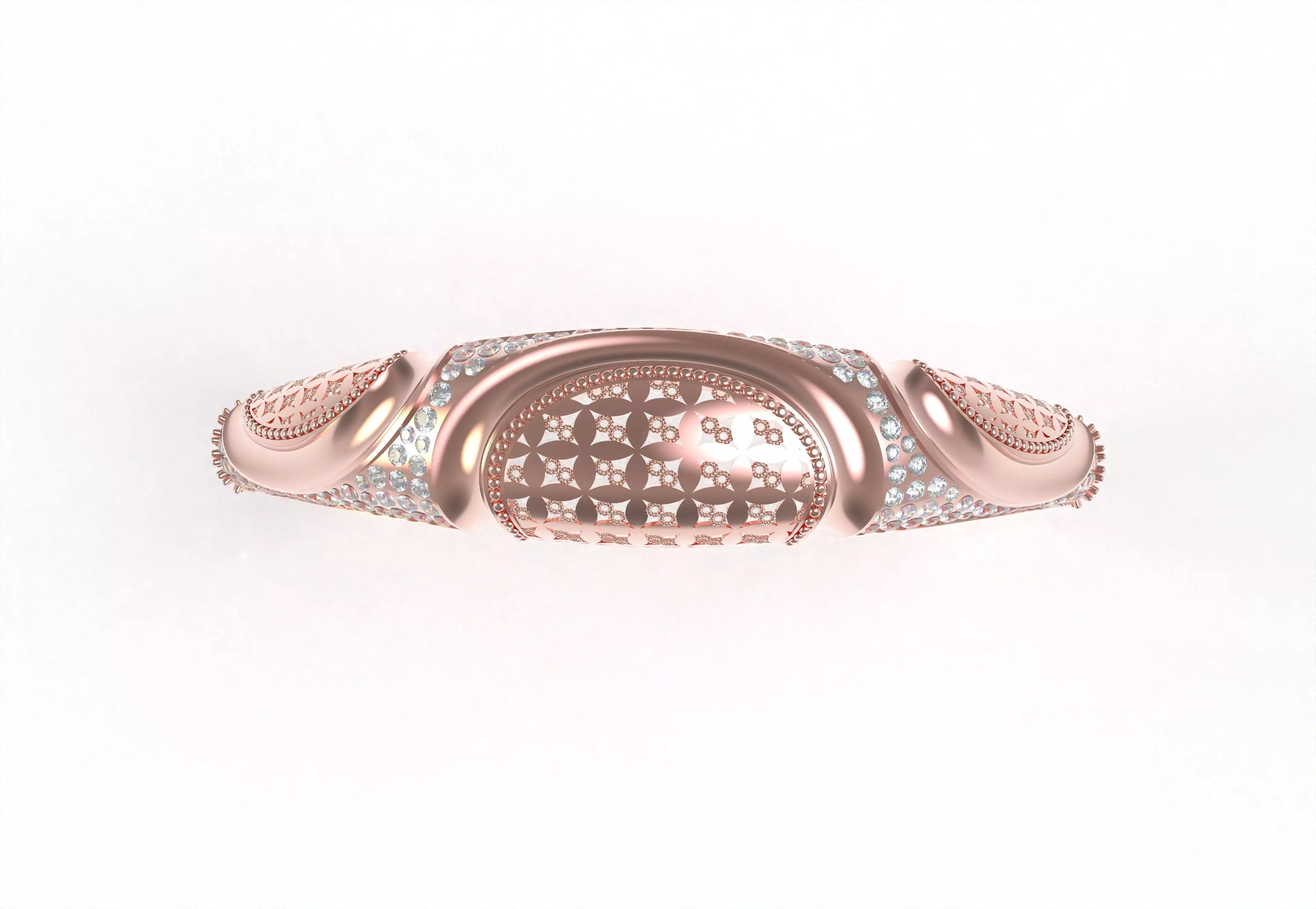 Art Deco Bracelet 47 3D print model_21