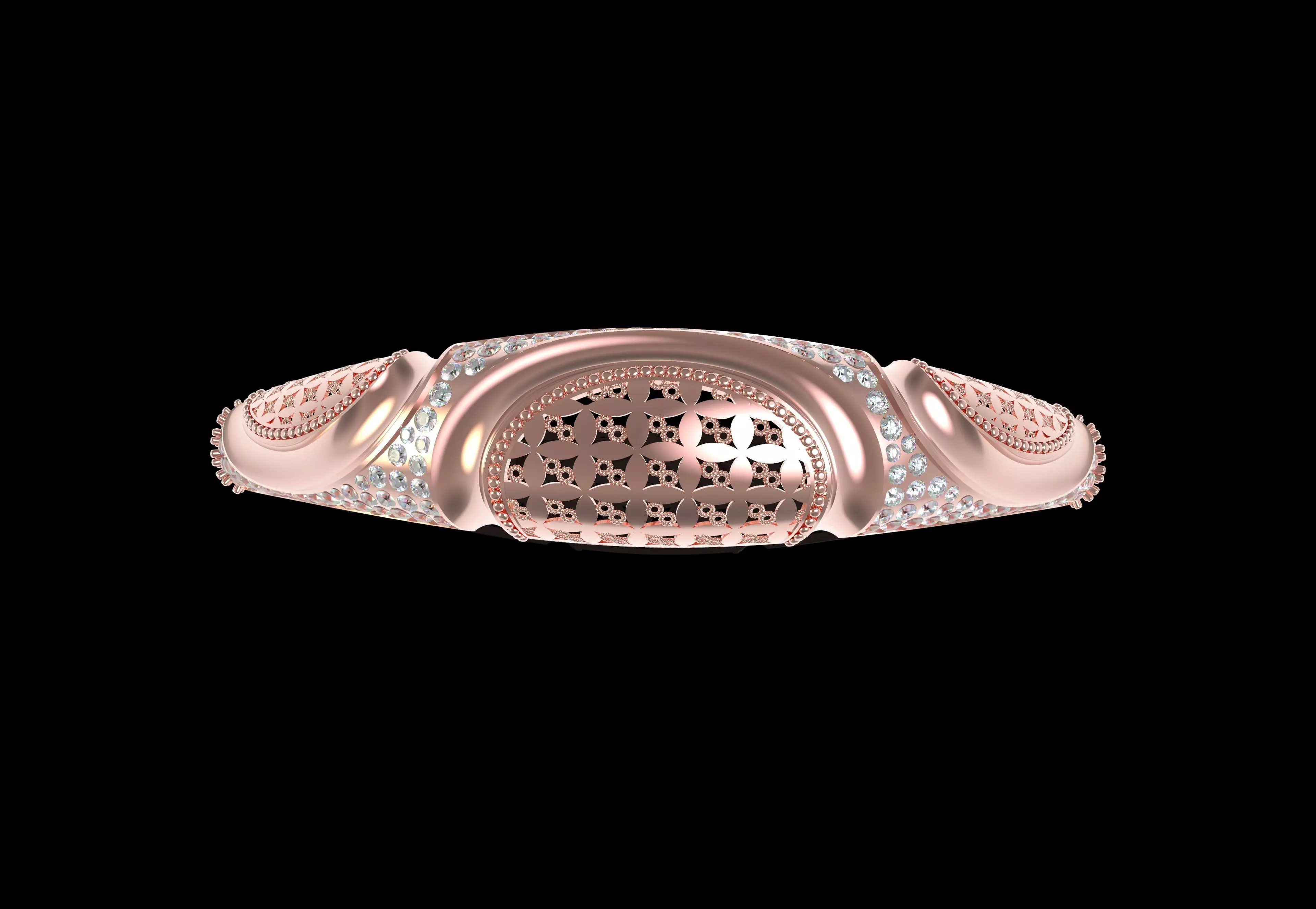 Art Deco Bracelet 47 3D print model_22