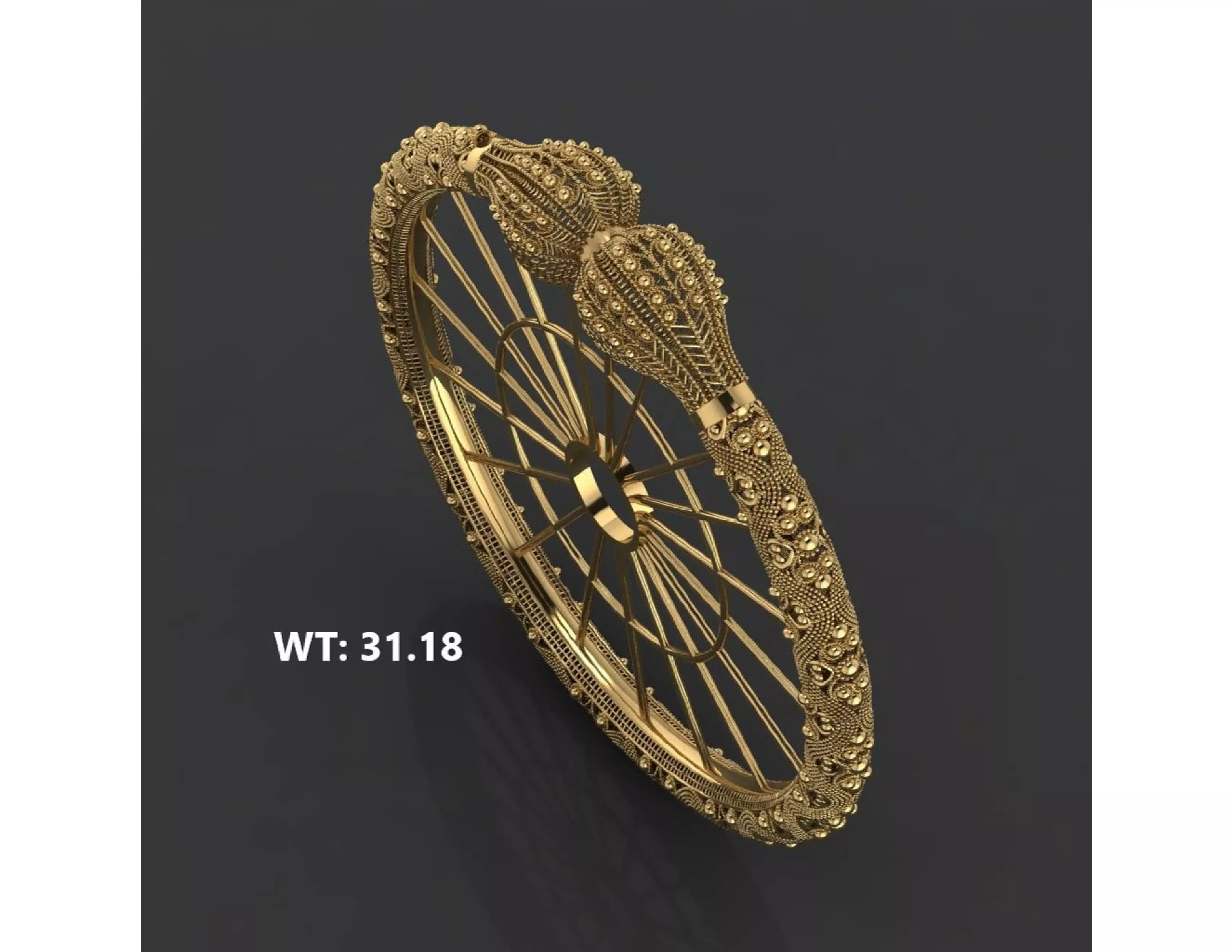 fusion bangles moo karra indian  19 3D print model_0