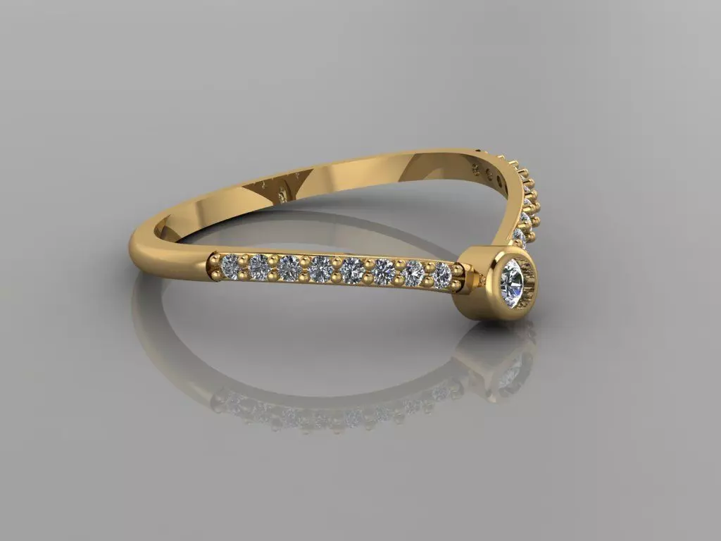 Ultra Light Ring 096 3D print model_3