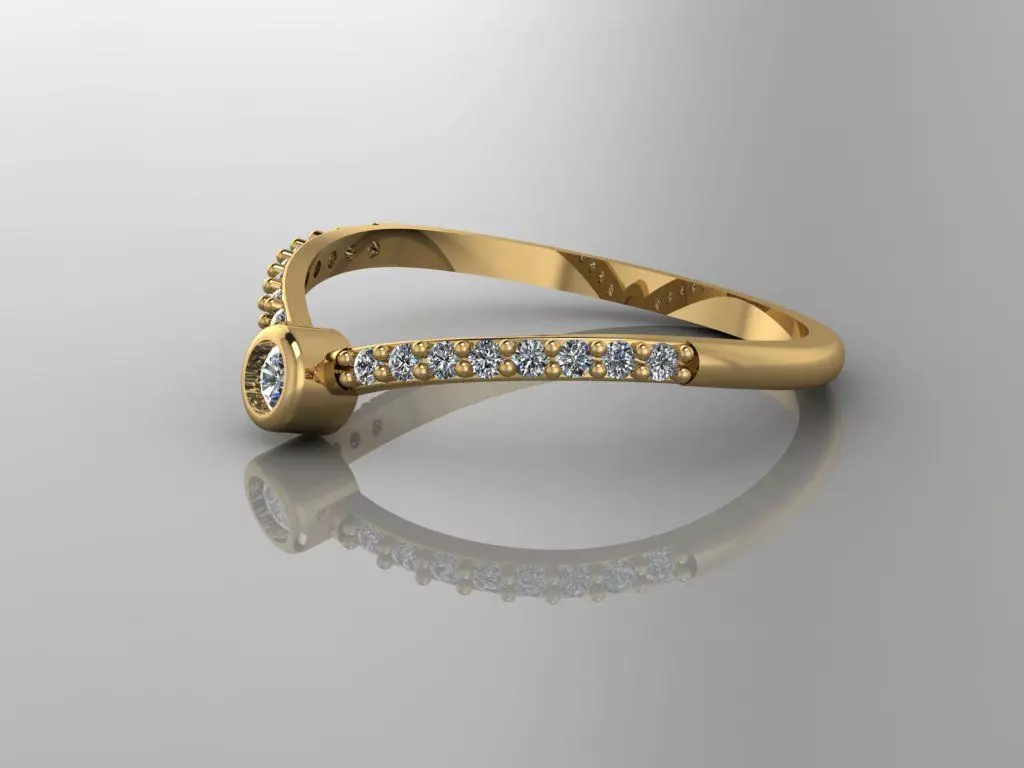 Ultra Light Ring 096 3D print model_4