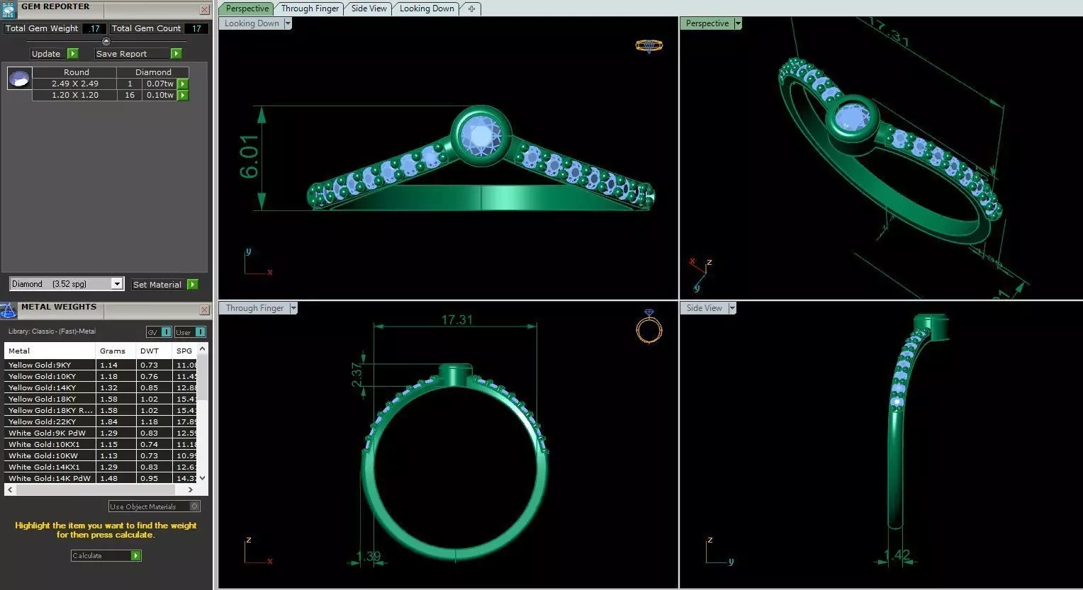 Ultra Light Ring 096 3D print model_5