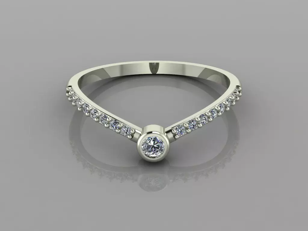 Ultra Light Ring 096 3D print model_2