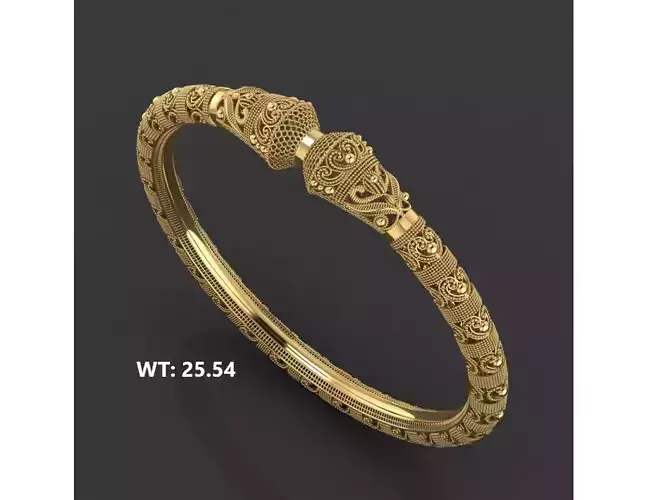 fusion bangles moo karra indian 18 3D print model