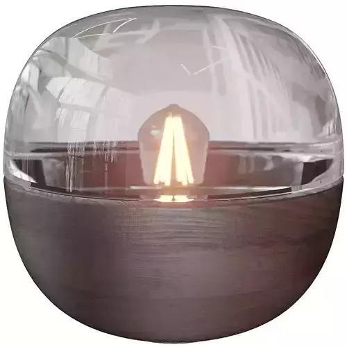 Bolla Table Lamp 3D Model  Low-poly 3D model