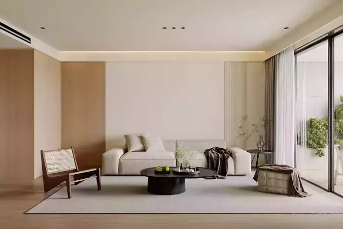 Suite interior design scene