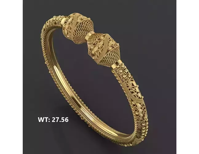 fusion bangles moo karra indian 17 3D print model fusion bangles moo karra indian 17 3D print model