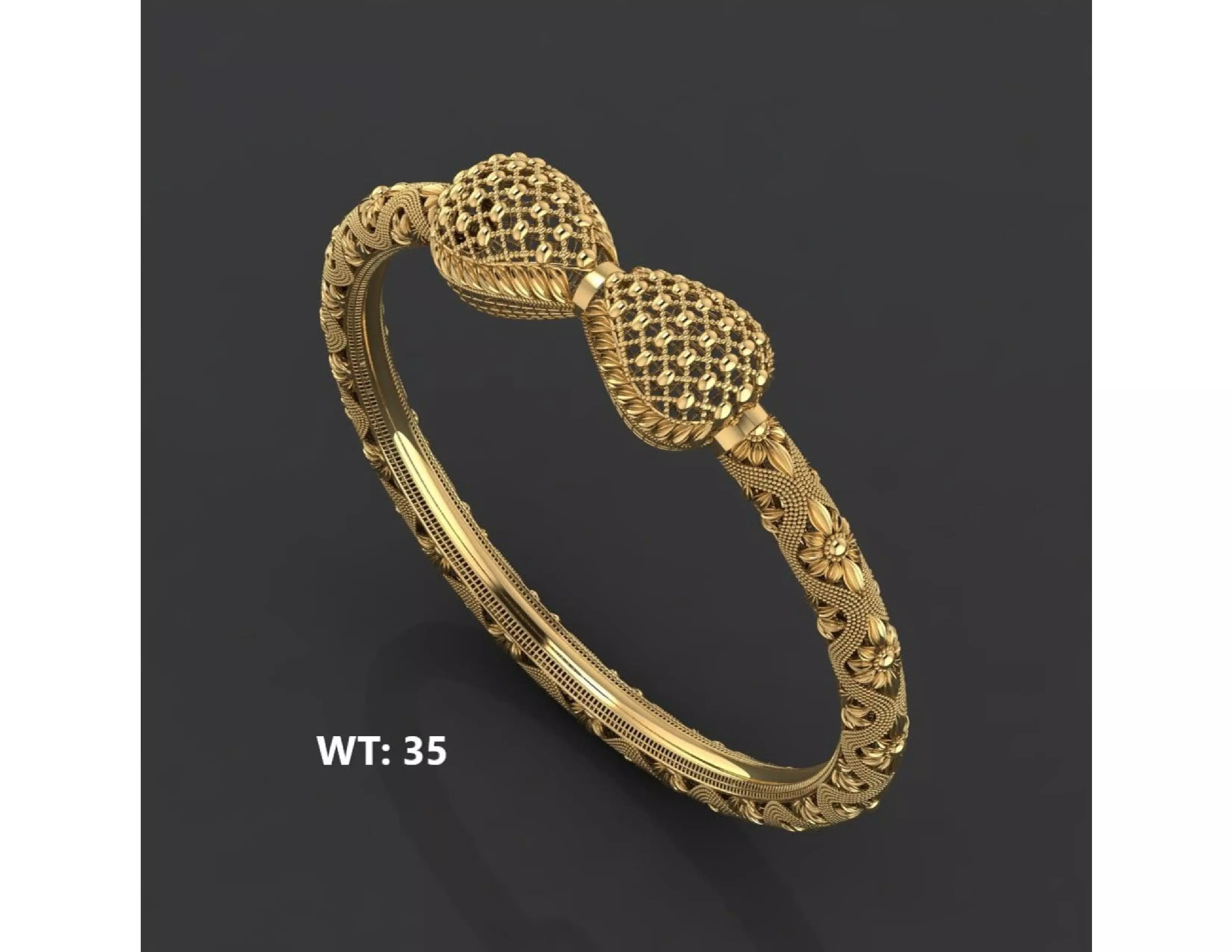 fusion bangles moo karra indian  14 3D print model_0