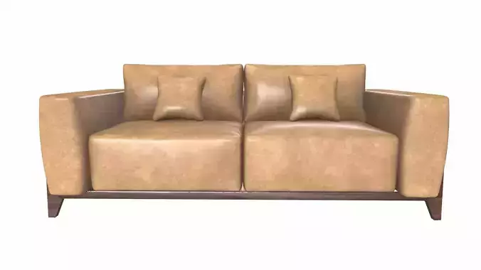 Sofa 2 Seater Leather
