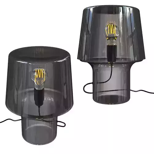 Cozy in Gray Table Lamp 3D Model  Low-poly 3D model