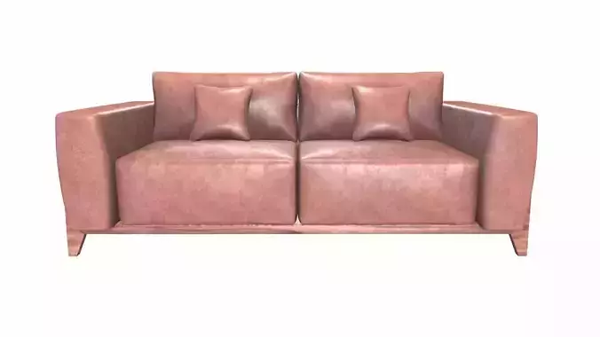 Sofa 2 Seater Leather