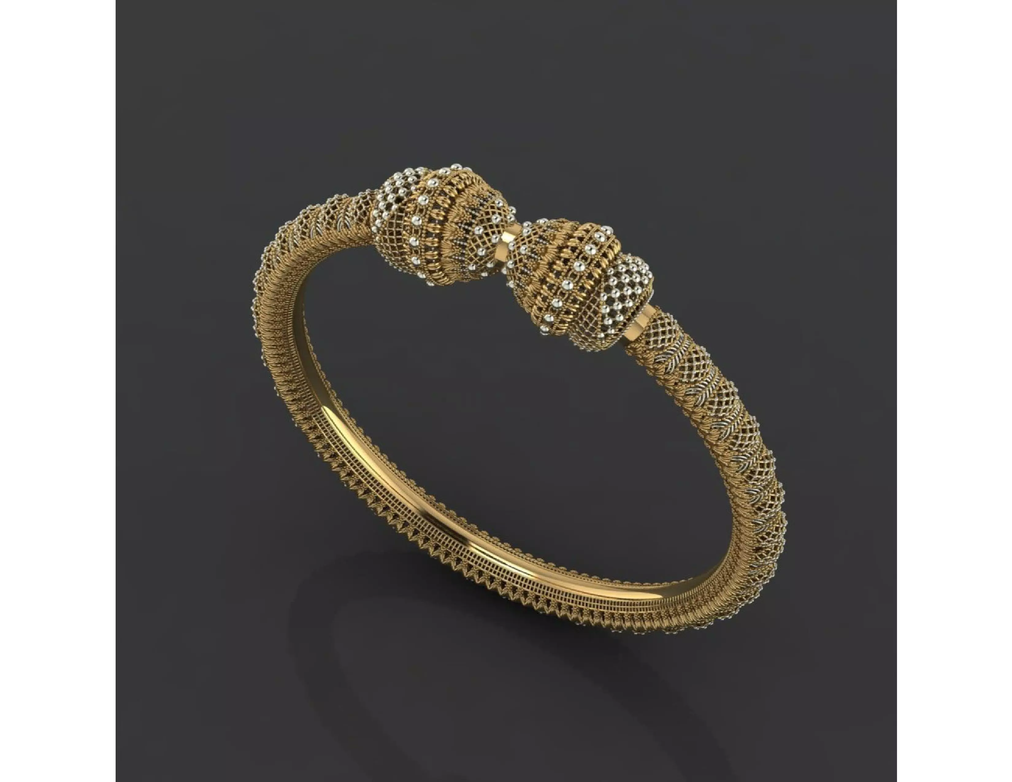 fusion bangles moo karra indian 1 3D print model