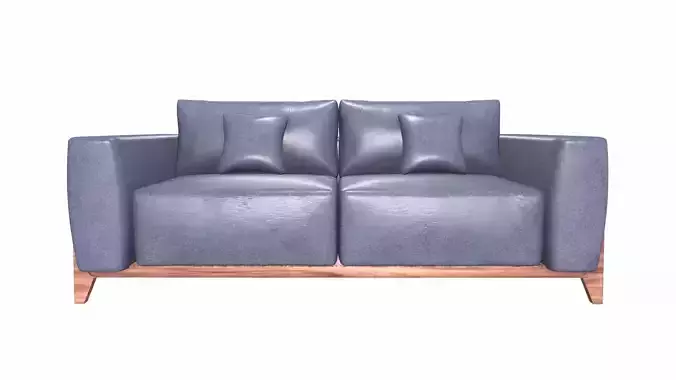 Sofa 2 Seater Leather