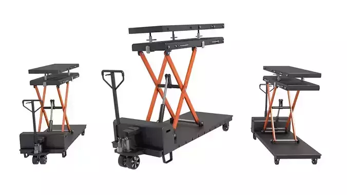 Mobile scissor lift table