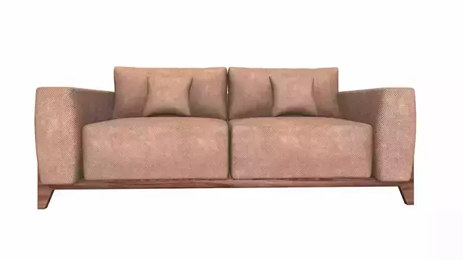 Sofa 2 Seater PBR Textured