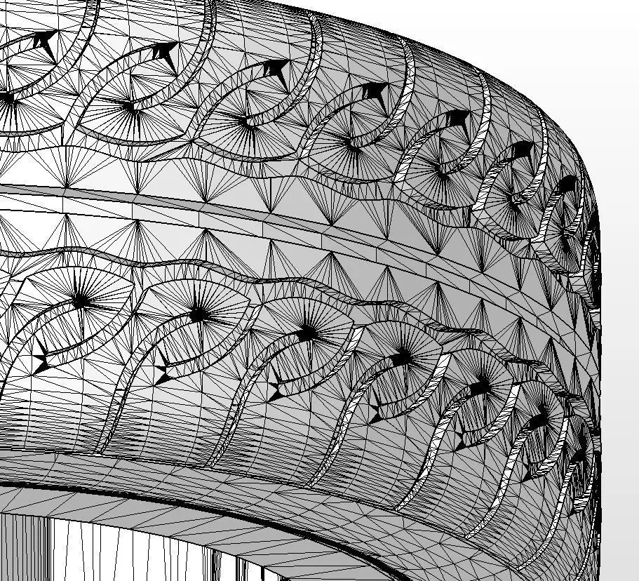 Wheel American Racing VF503 18inch for scale model 3D print model_19