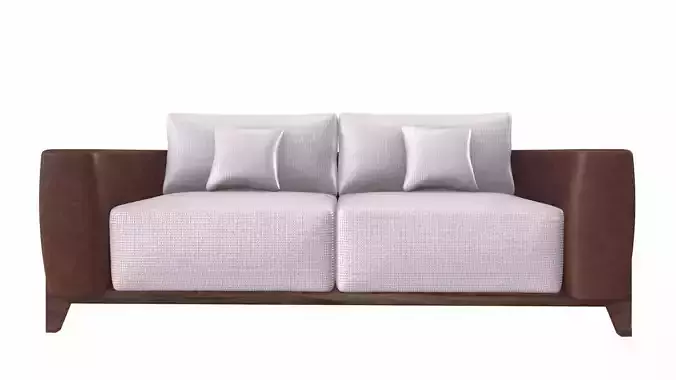 Sofa 2 Seater PBR Textured