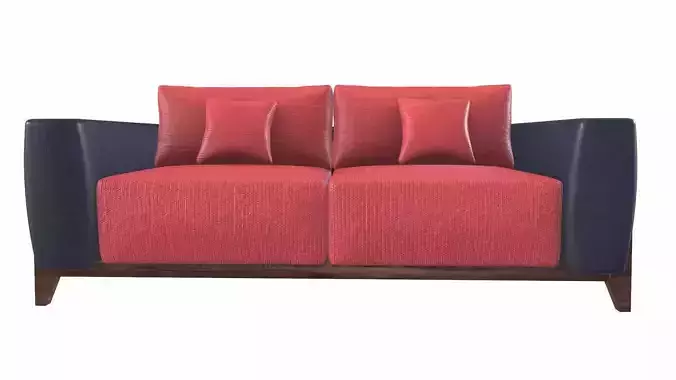 Sofa 2 Seater PBR Textured