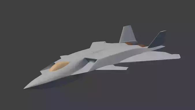 Asymmetrical stealth fighter