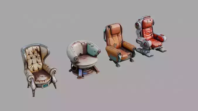 Abandoned Chairs Pack