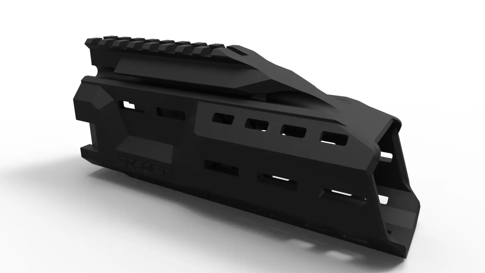 Carbine Handguard Scorpion EVO V1 7 inch 3D print model_0