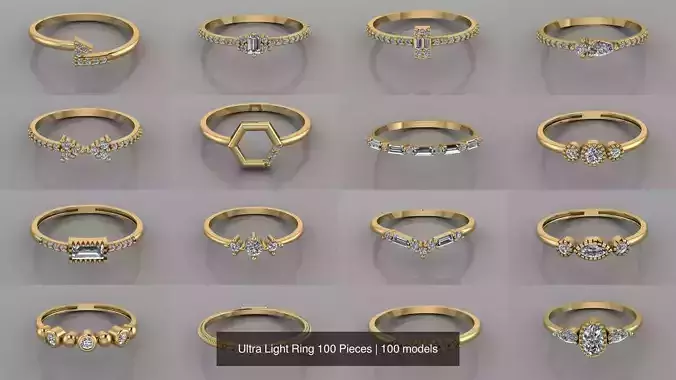 Ultra Light Ring 100 Pieces