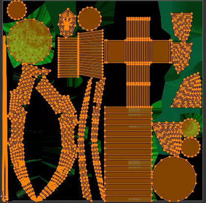 LowPoly Magic Mace Game Ready Fantasy Weapon 8K Textures Low-poly 3D model_6