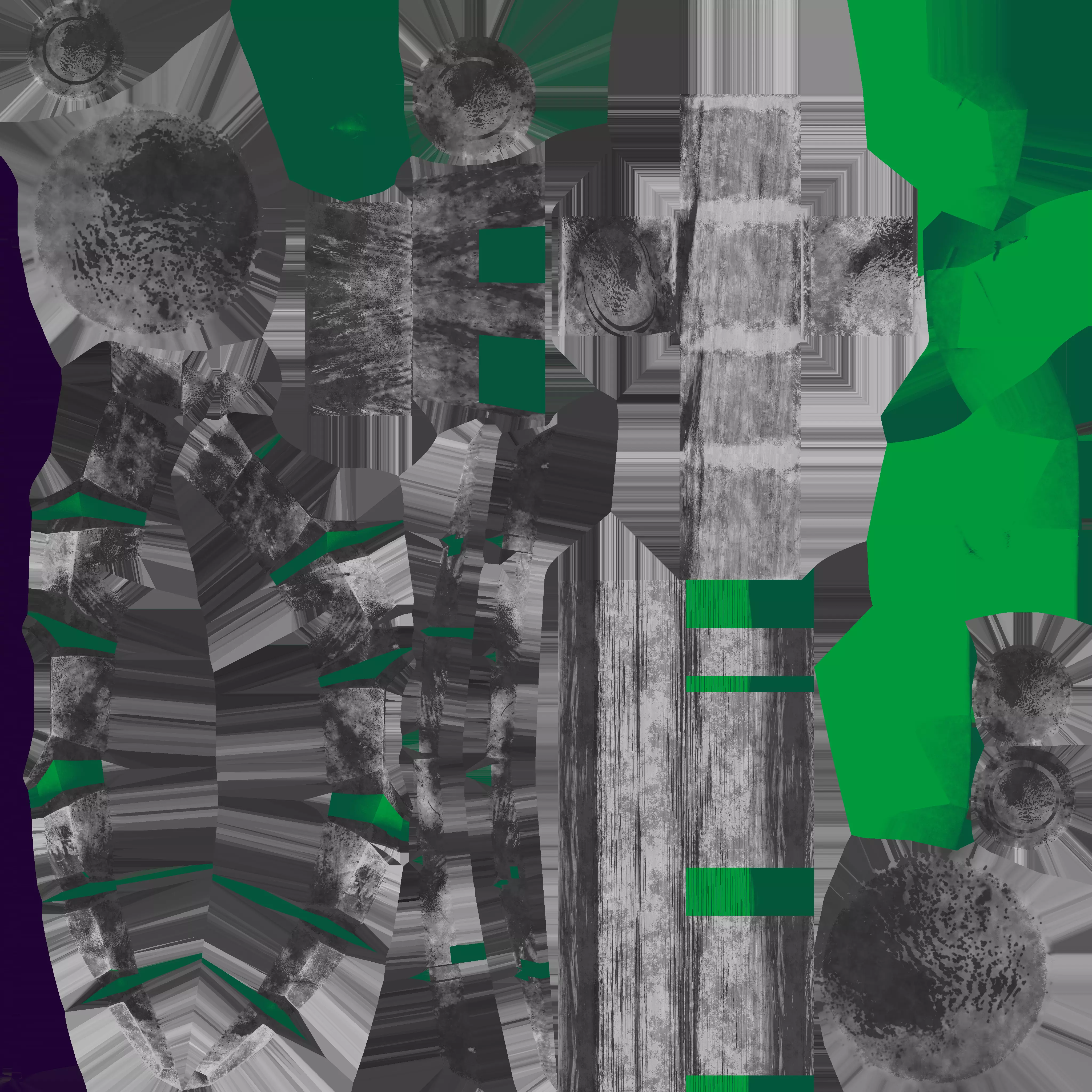 LowPoly Magic Mace Game Ready Fantasy Weapon 8K Textures Low-poly 3D model_5