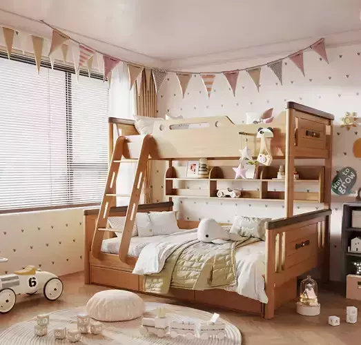 Cozy Kids Bedroom 059