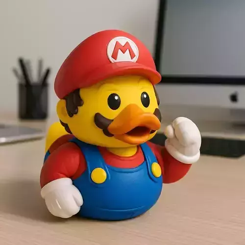 Rubber Duck - Super Mario model - 3D print