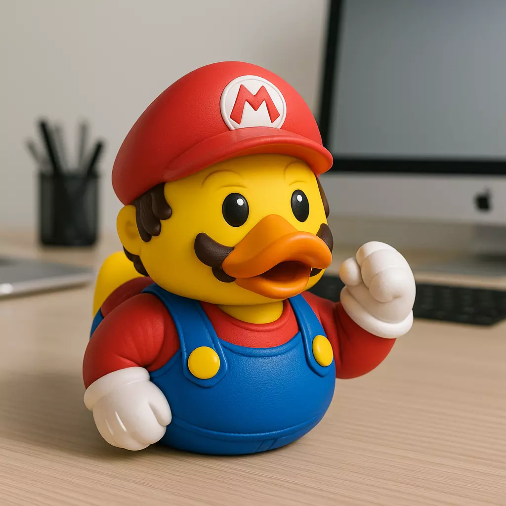 Rubber Duck - Super Mario model - 3D print 3D print model_0