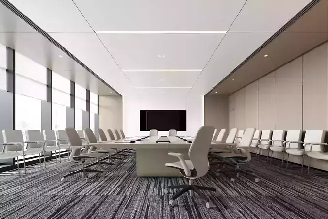 Modern Corporate Conference Room 048