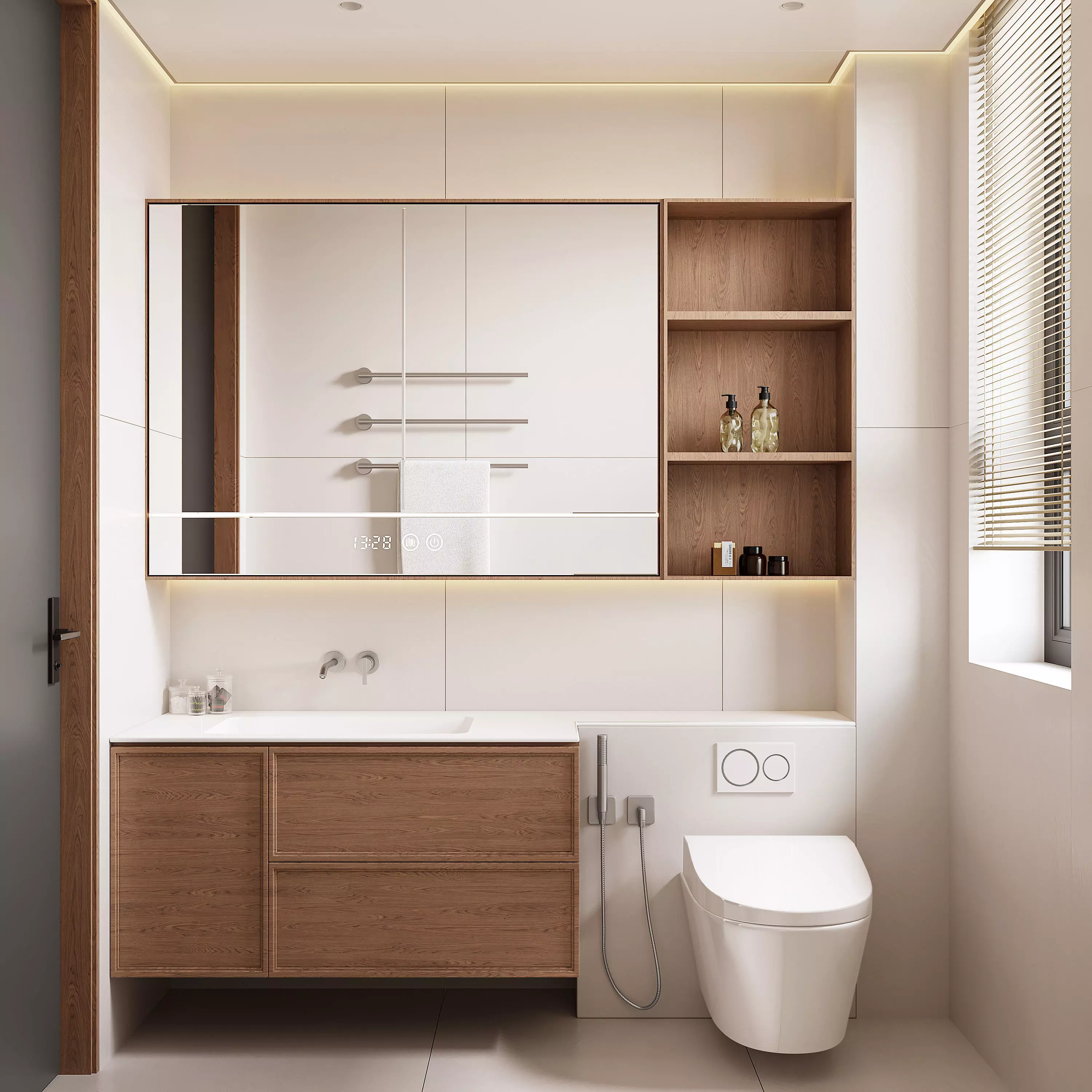 Modern Minimalist Bathroom 038 3D model
